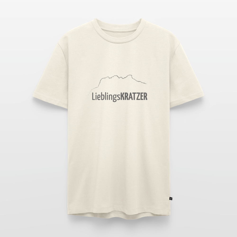 Männer Premium T-Shirt | LieblingsKRATZER - Naturweiß
