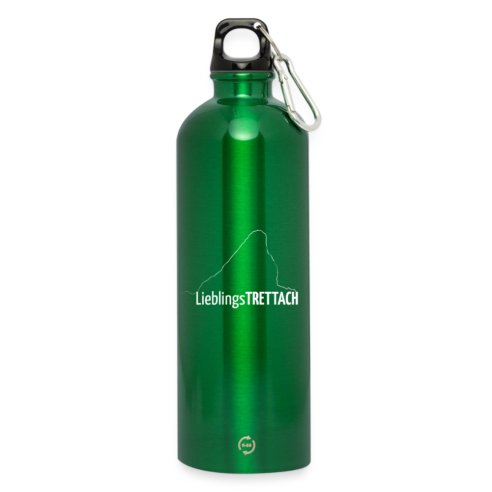 Trinkflasche mit Karabiner 750 ml | LieblingsTRETTACH - Kelly Green
