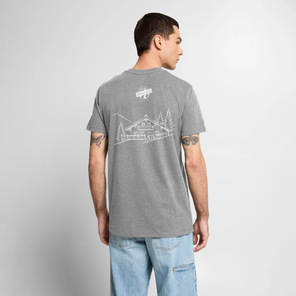 Männer Premium T-Shirt | Untere Ochsenalpe - Grau meliert