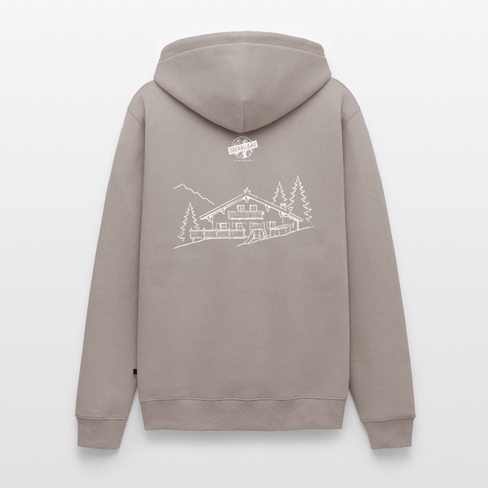 Männer Premium Hoodie | Untere Ochsenalpe - Taupe
