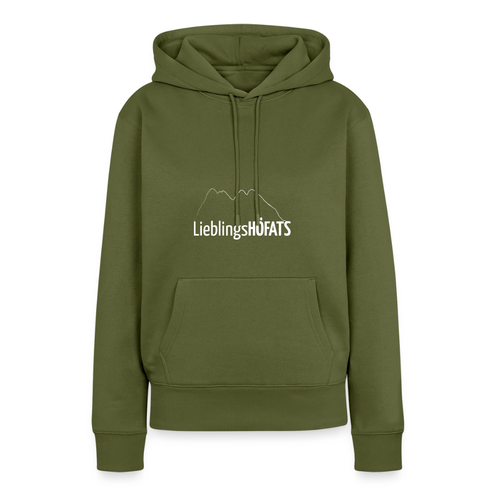 Frauen Premium Hoodie | LieblingsHÖFATS - Khaki