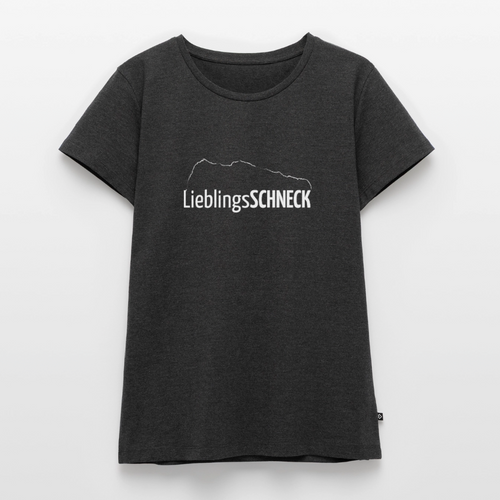 Frauen Premium T-Shirt | LieblingsSCHNECK - Anthrazit meliert