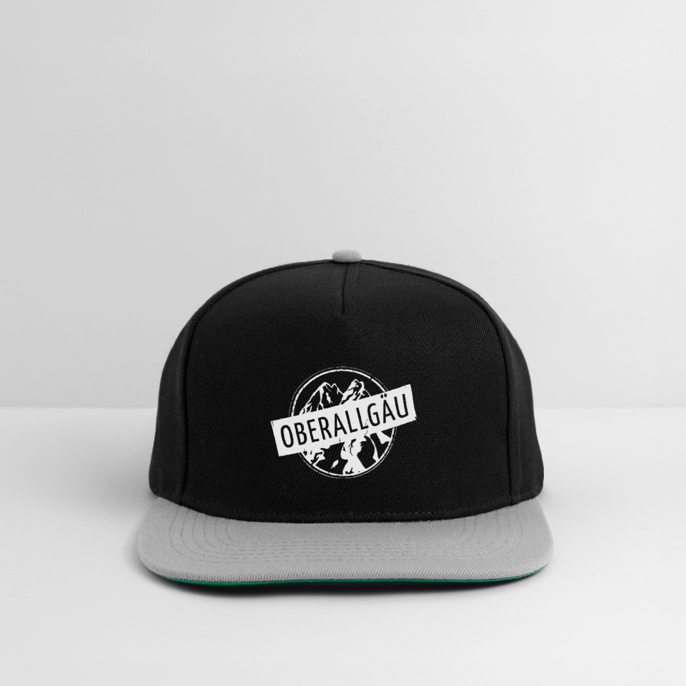 Snapback Cap | OBERALLGÄU - Schwarz/Grau