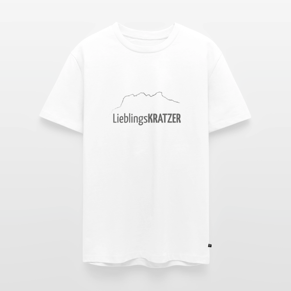 Männer Premium T-Shirt | LieblingsKRATZER - Weiß