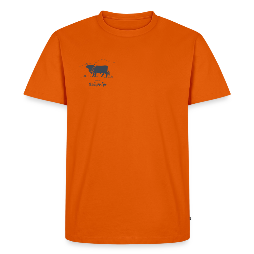 Männer Premium T-Shirt | Untere Ochsenalpe - Orange 