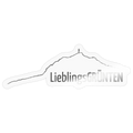 Sticker Größe S (10 x 10 cm) | LieblingsGRÜNTEN - Transparent glänzend