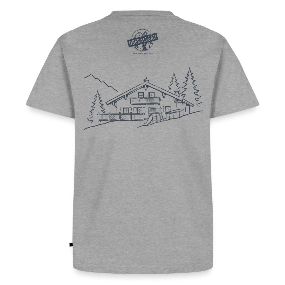 Männer Premium T-Shirt | Untere Ochsenalpe - Grau meliert