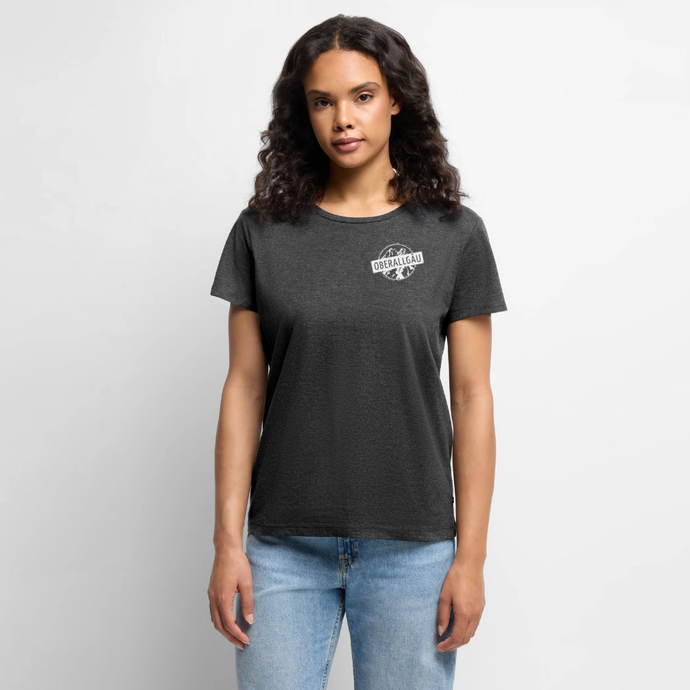 Frauen Premium T-Shirt | OBERALLGÄU - Anthrazit meliert