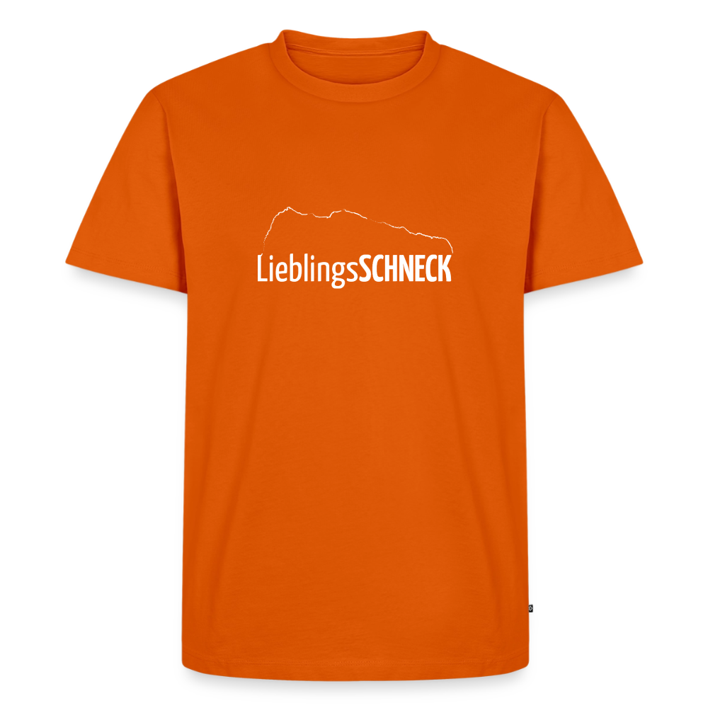 Männer Premium T-Shirt | LieblingsSCHNECK - Orange 