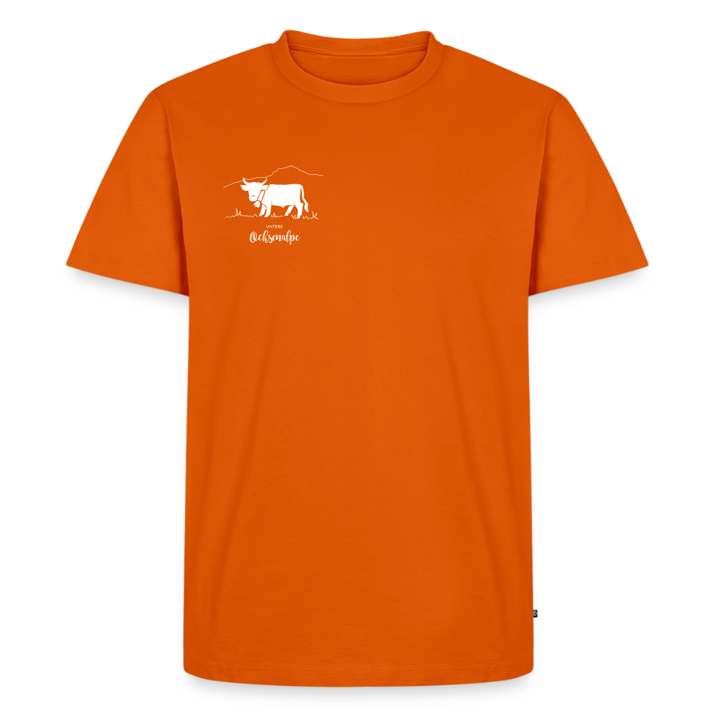 Männer Premium T-Shirt | Untere Ochsenalpe - Orange 