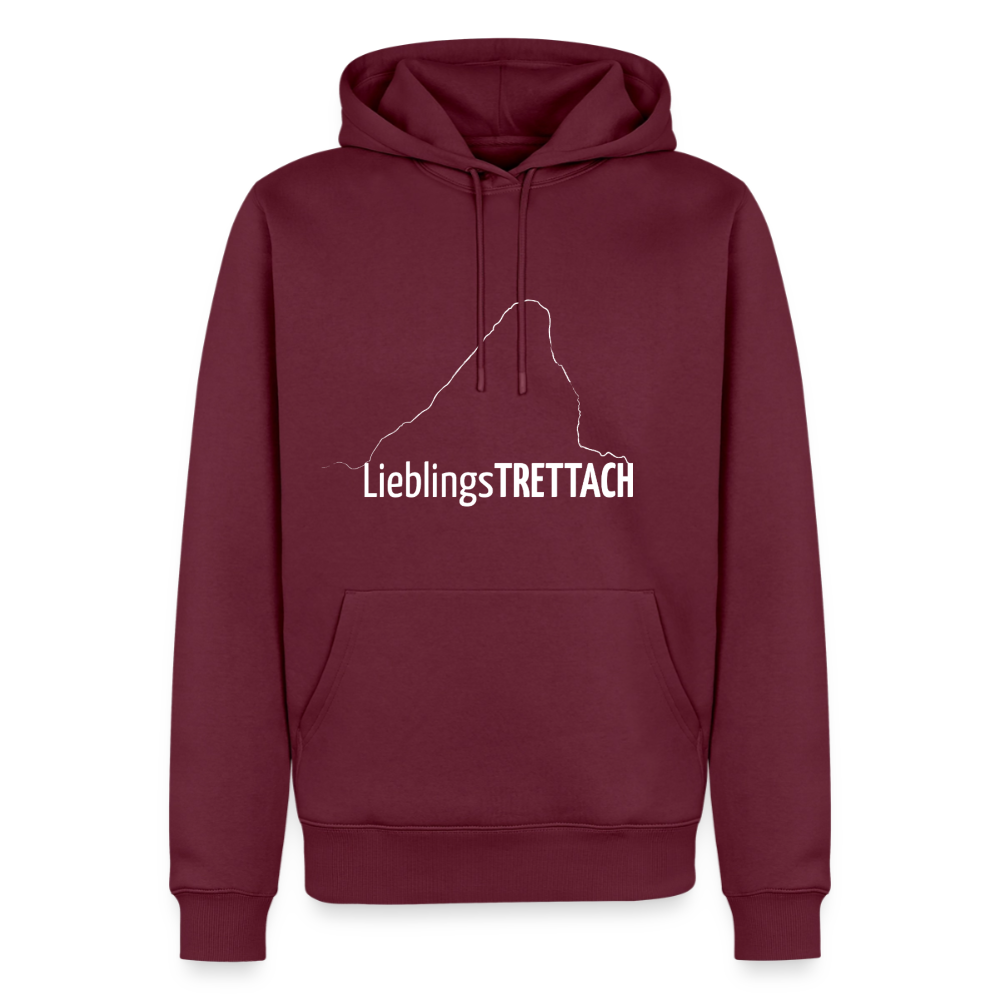 Männer Premium Hoodie | LieblingsTRETTACH - Burgunderrot