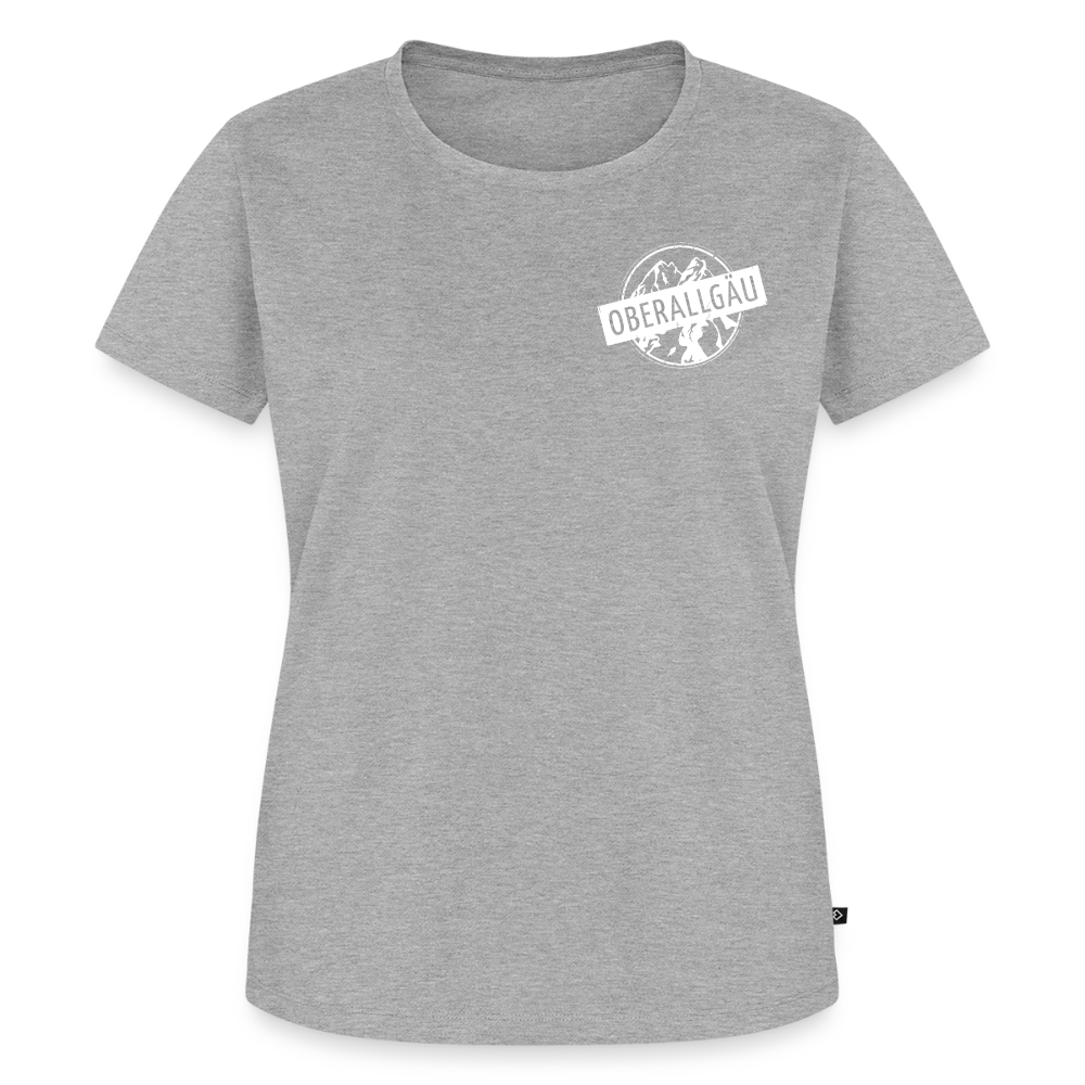 Frauen Premium T-Shirt | OBERALLGÄU - Grau meliert