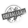 Sticker Größe S (10 x 10 cm) | OBERALLGÄU - Transparent glänzend