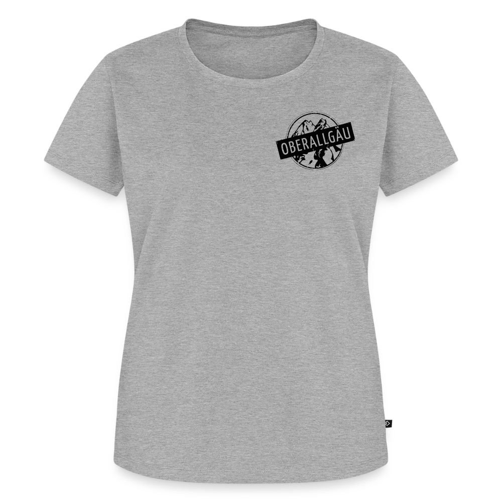 Frauen Premium T-Shirt | OBERALLGÄU - Grau meliert