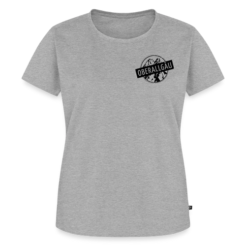 Frauen Premium T-Shirt | OBERALLGÄU - Grau meliert