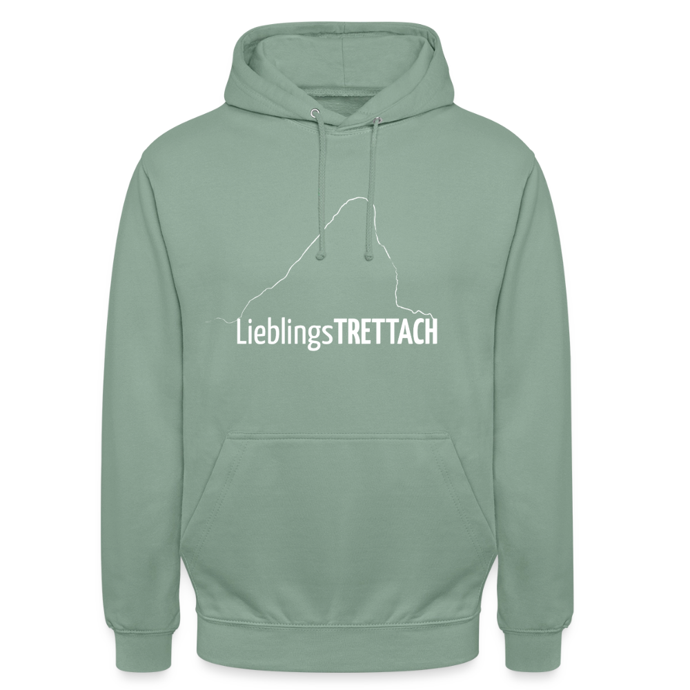 Unisex Hoodie | LieblingsTRETTACH - Graugrün