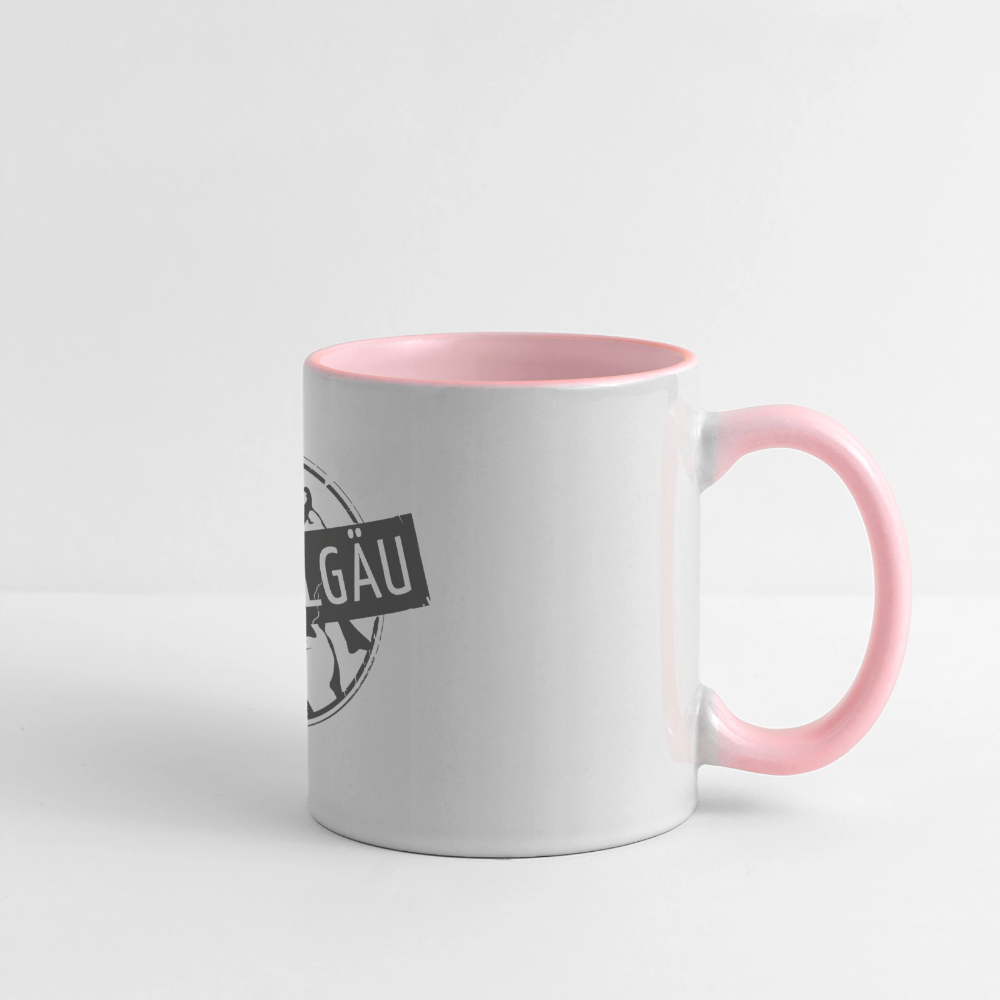 Panoramatasse | OBERALLGÄU - Weiß/Pink