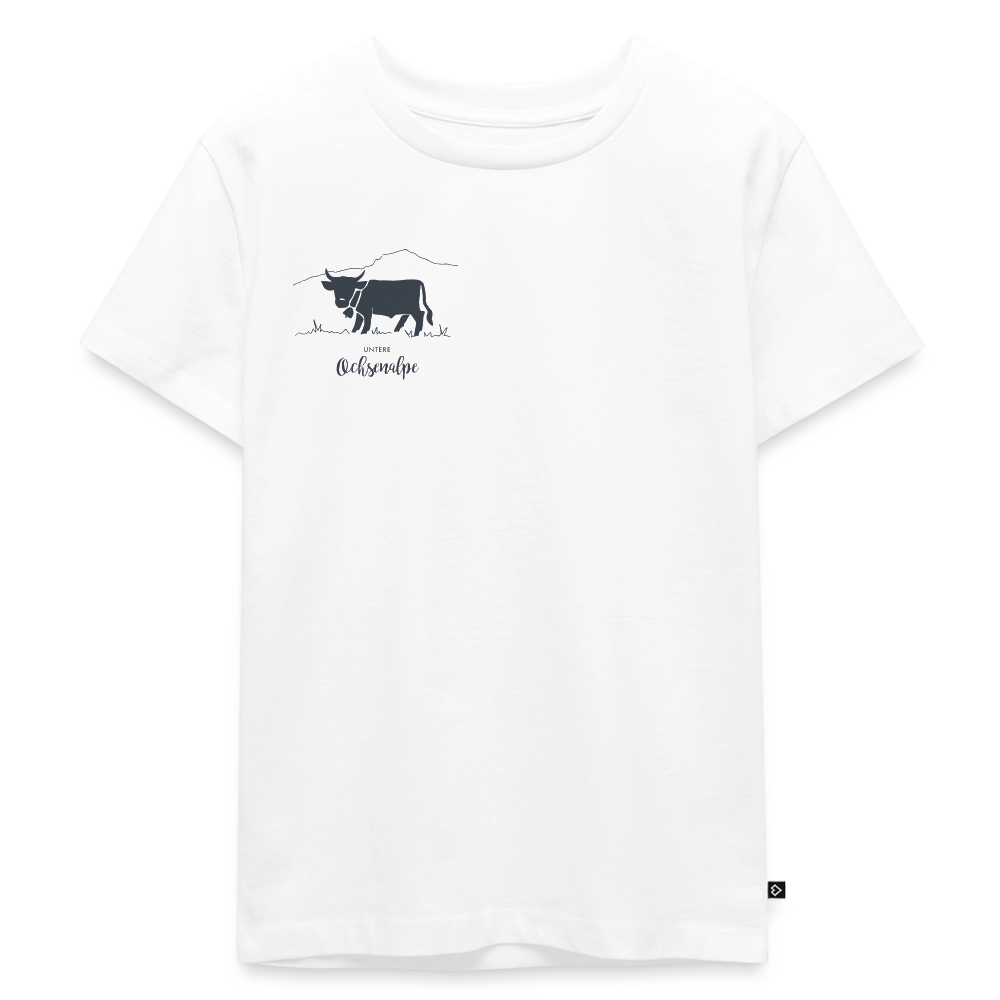 Kinder Premium T-Shirt | Untere Ochsenalpe - Weiß