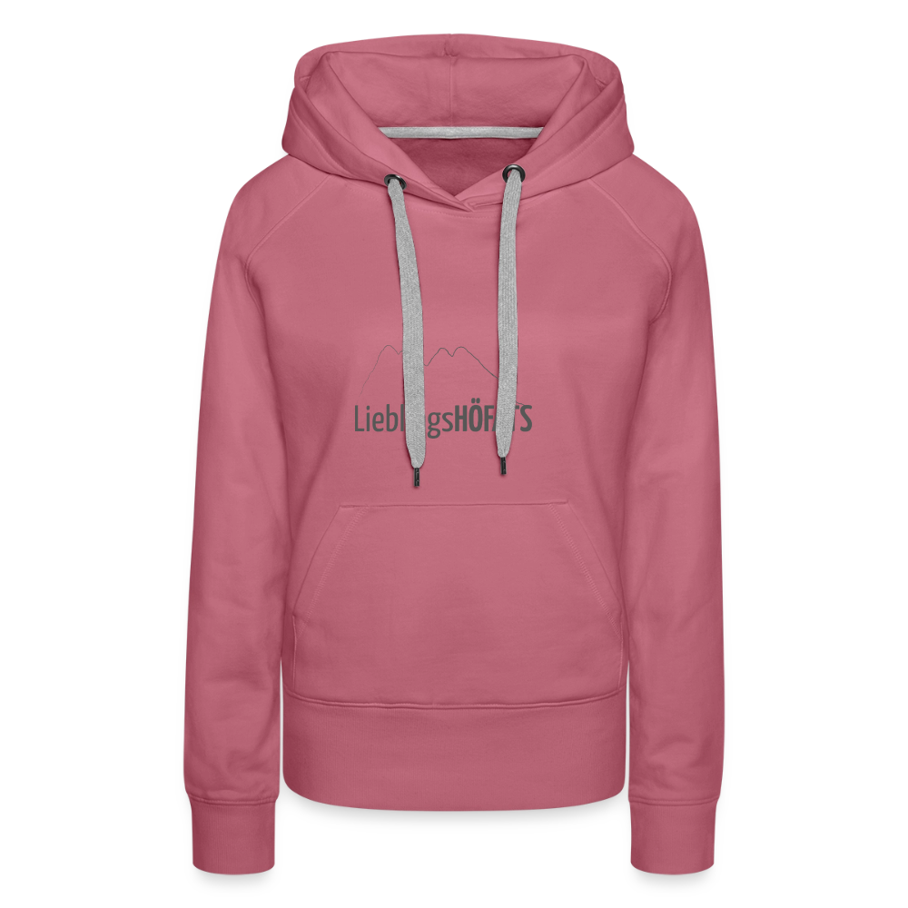 Frauen Premium Hoodie | LieblingsHÖFATS - Malve
