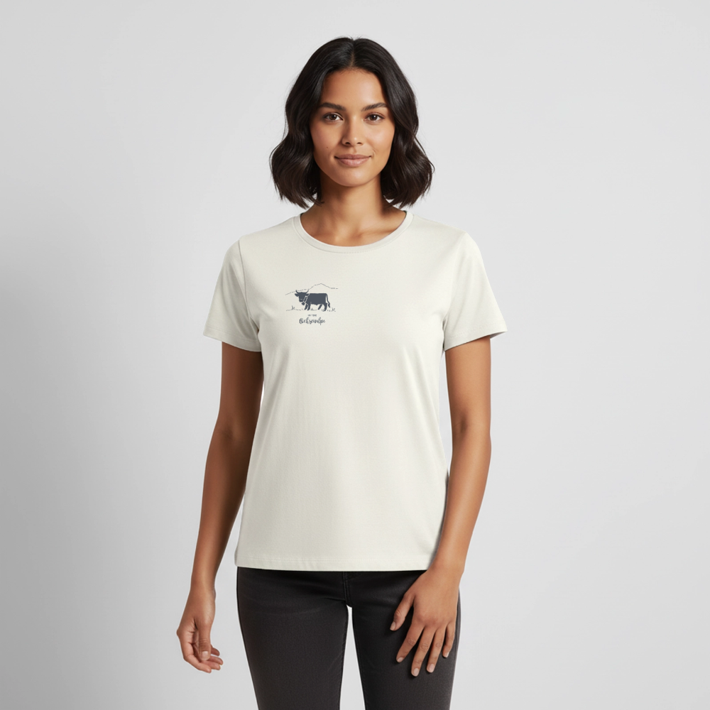 Frauen Premium T-Shirt | Untere Ochsenalpe - Naturweiß