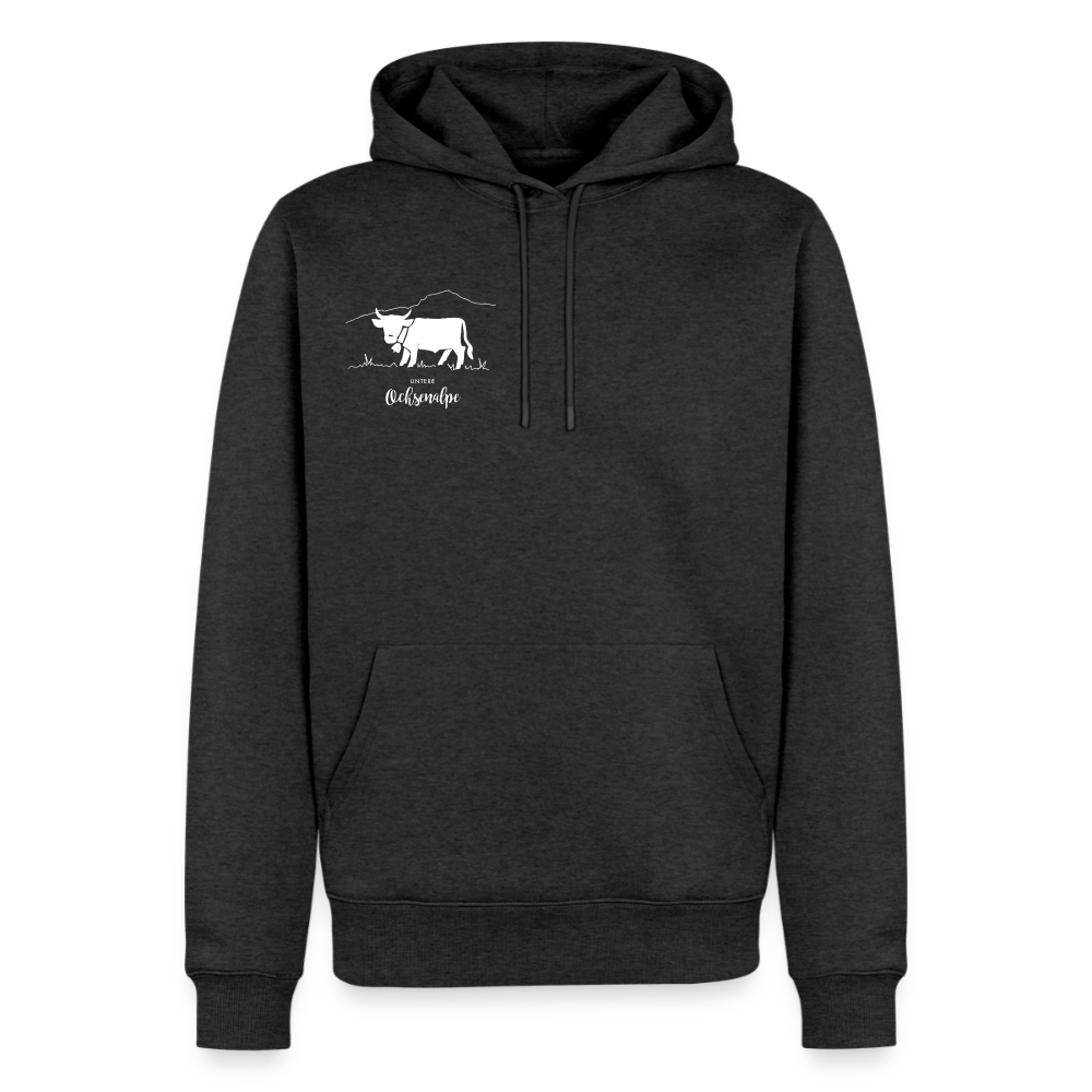 Männer Premium Hoodie | Untere Ochsenalpe - Anthrazit meliert