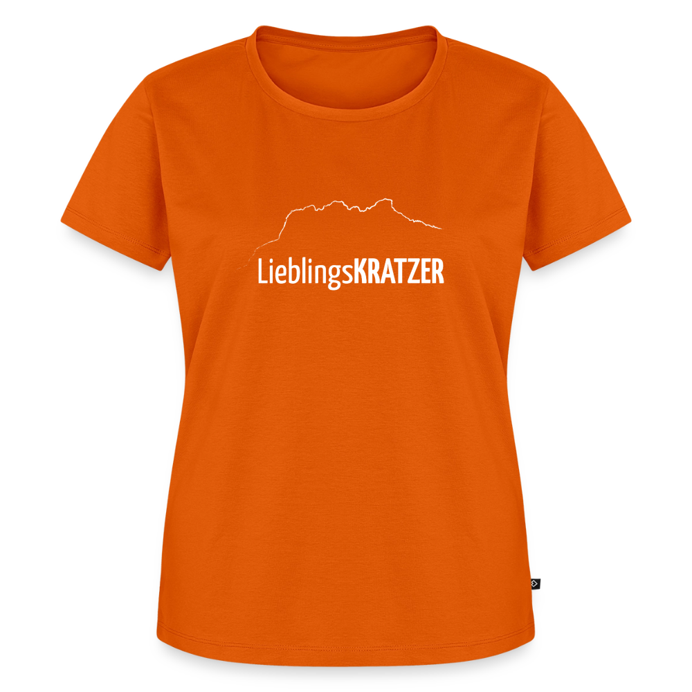 Frauen Premium T-Shirt | LieblingsKRATZER - Orange 