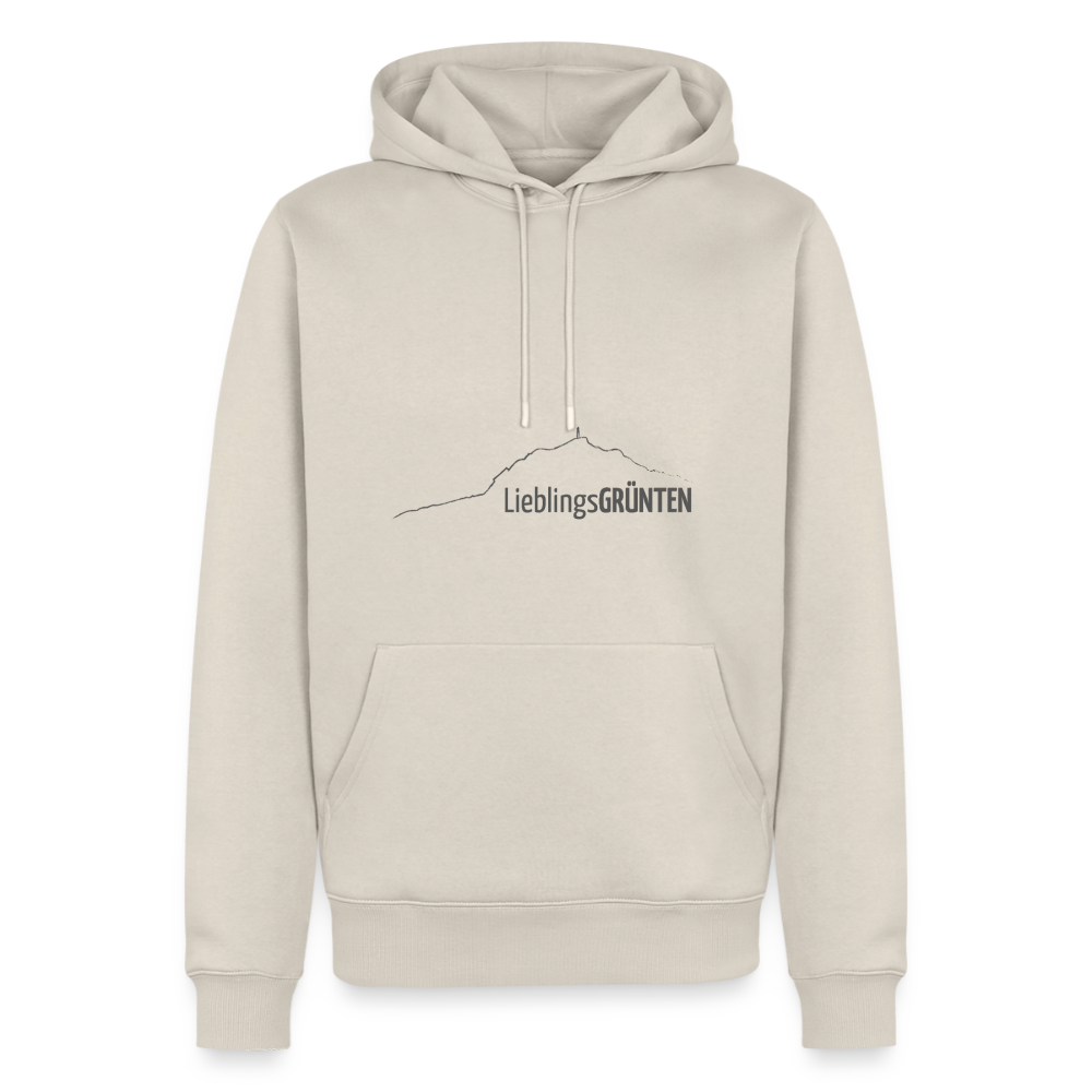 Männer Premium Hoodie | LieblingsGRÜNTEN - Beige