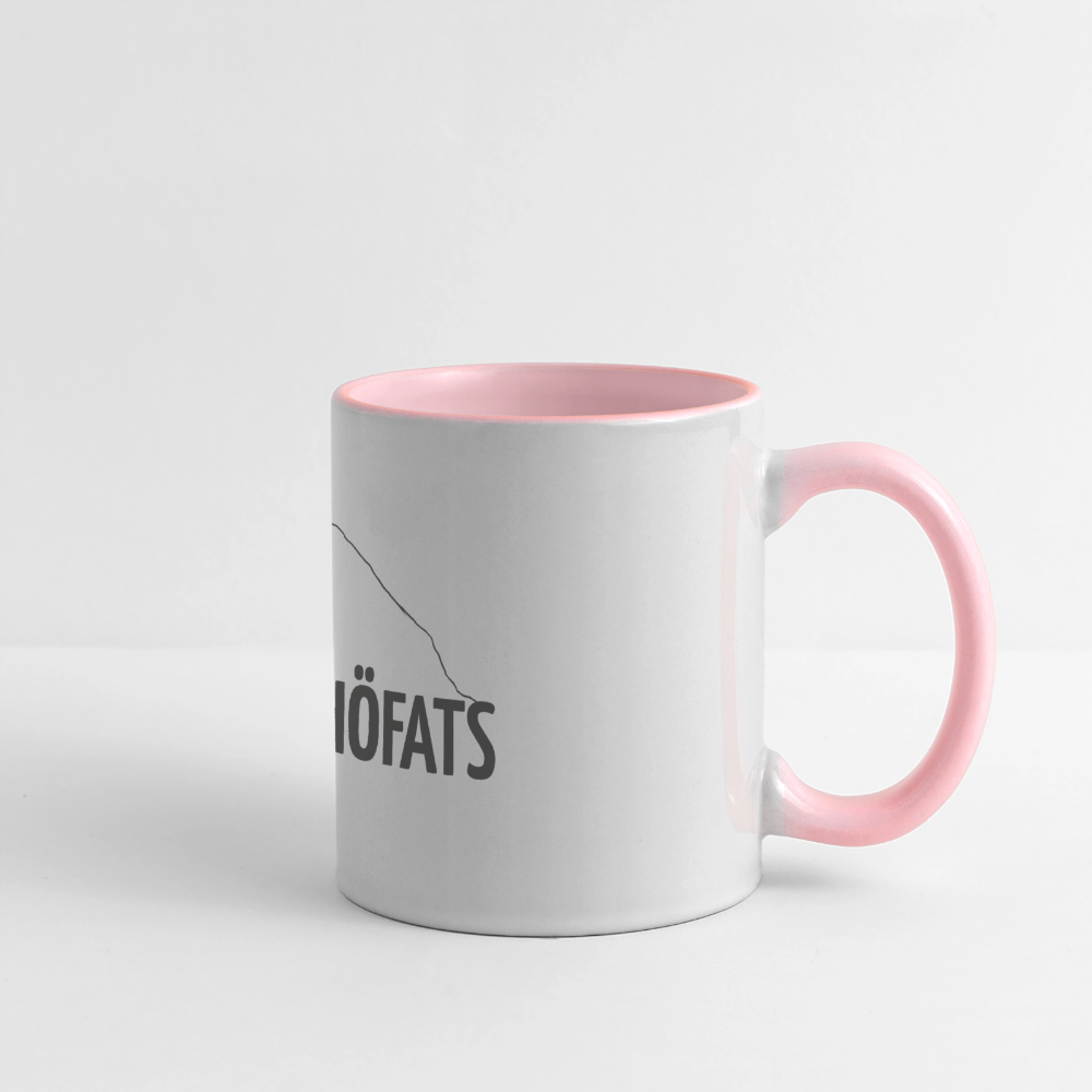 Panoramatasse | LieblingsHÖFATS - Weiß/Pink