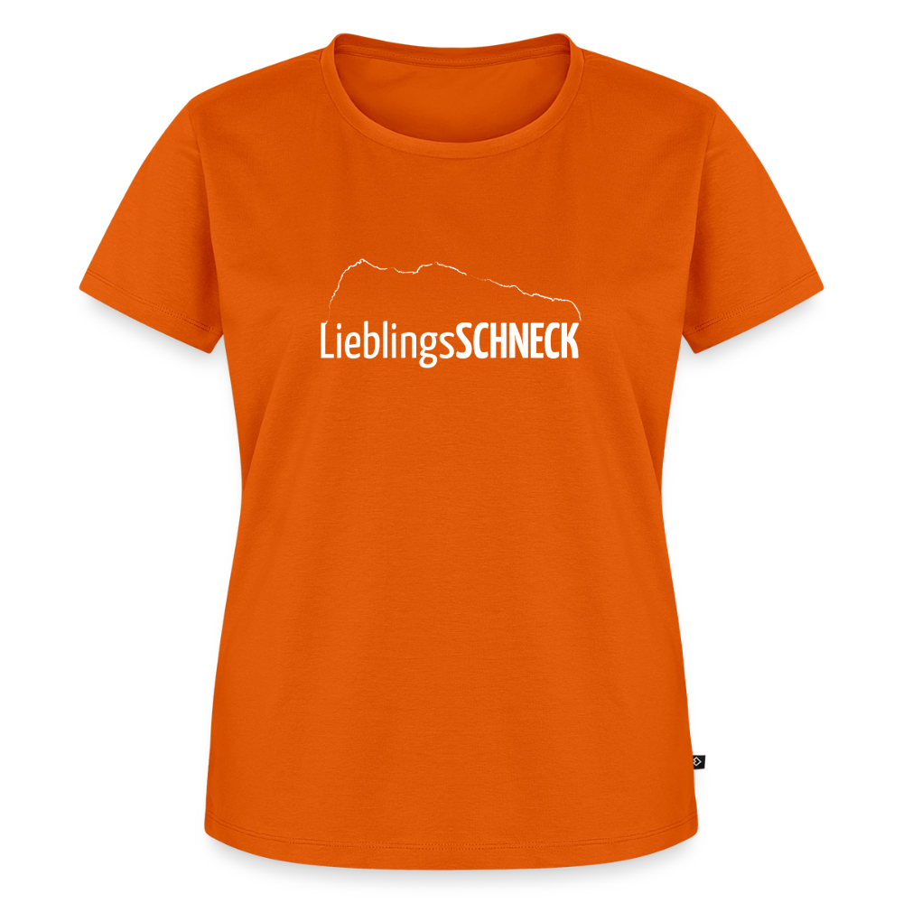 Frauen Premium T-Shirt | LieblingsSCHNECK - Orange 