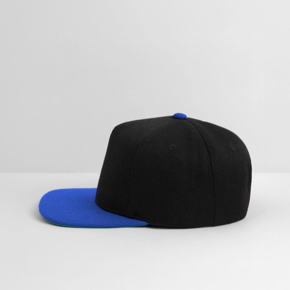 Snapback Cap | Untere Ochsenalpe - Schwarz/Königsblau