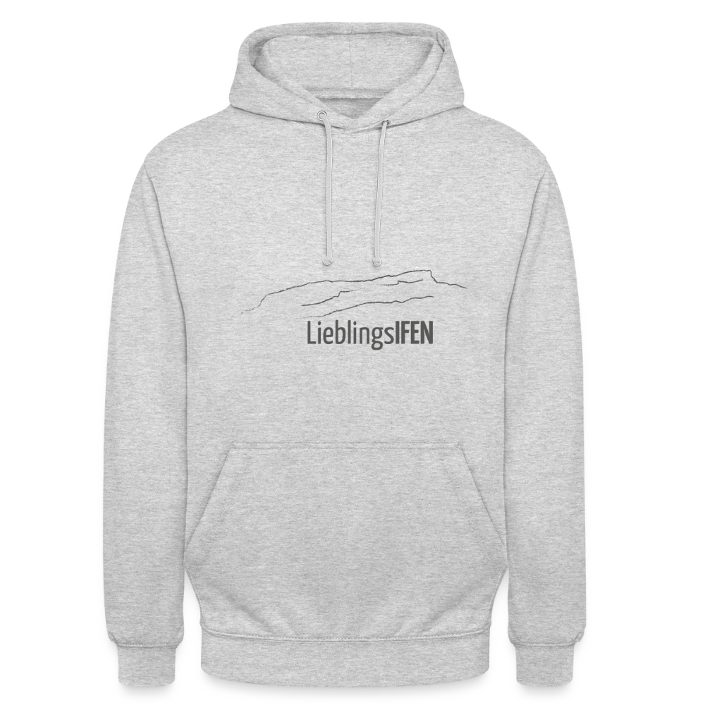 Unisex Hoodie | LieblingsIFEN - Hellgrau meliert