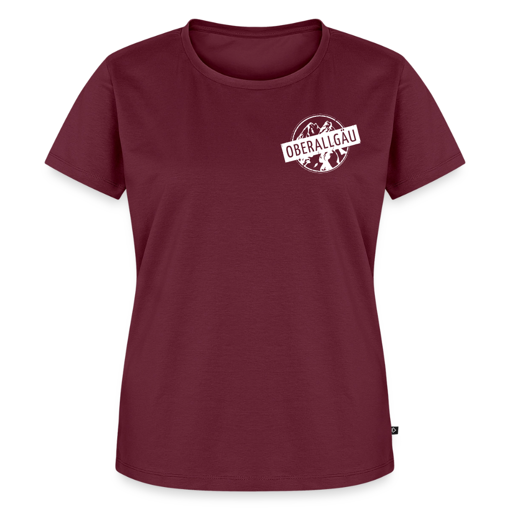 Frauen Premium T-Shirt | OBERALLGÄU - Burgunderrot
