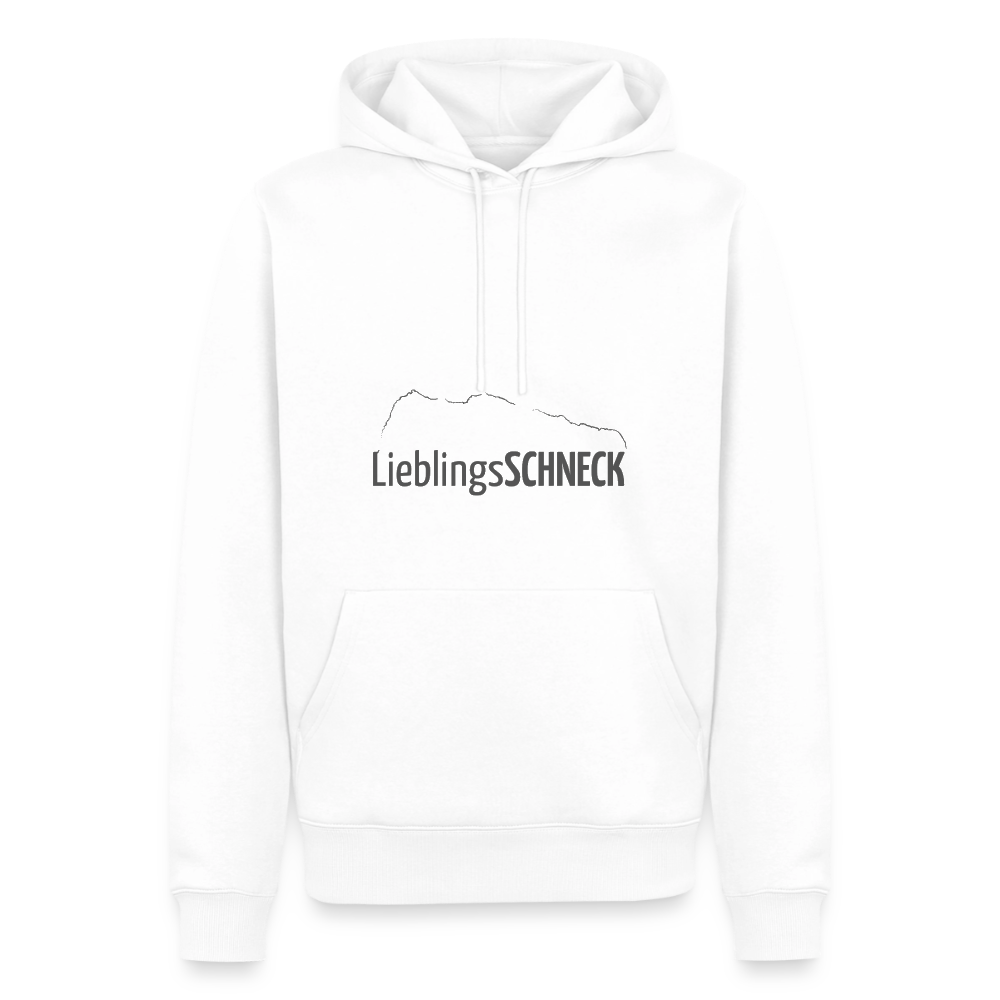 Männer Premium Hoodie | LieblingsSCHNECK - Weiß