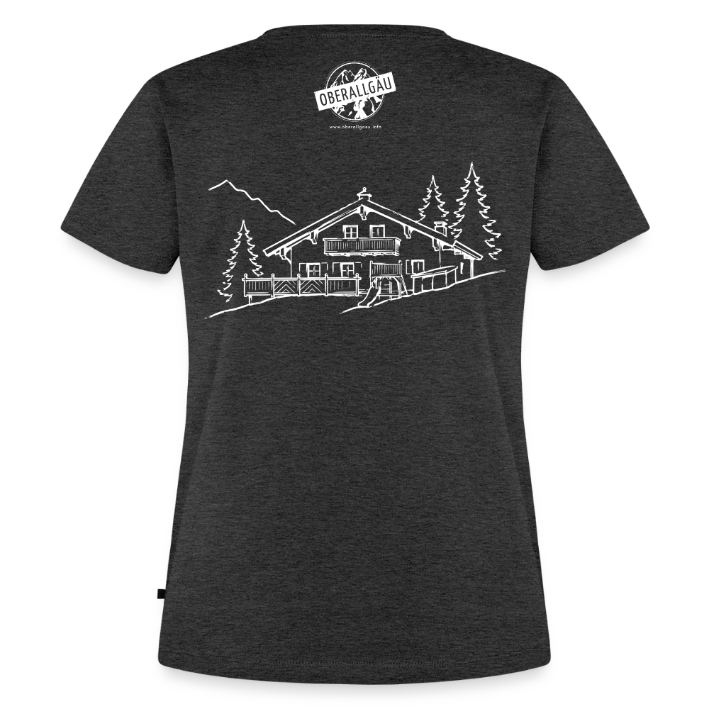 Frauen Premium T-Shirt | Untere Ochsenalpe - Anthrazit meliert