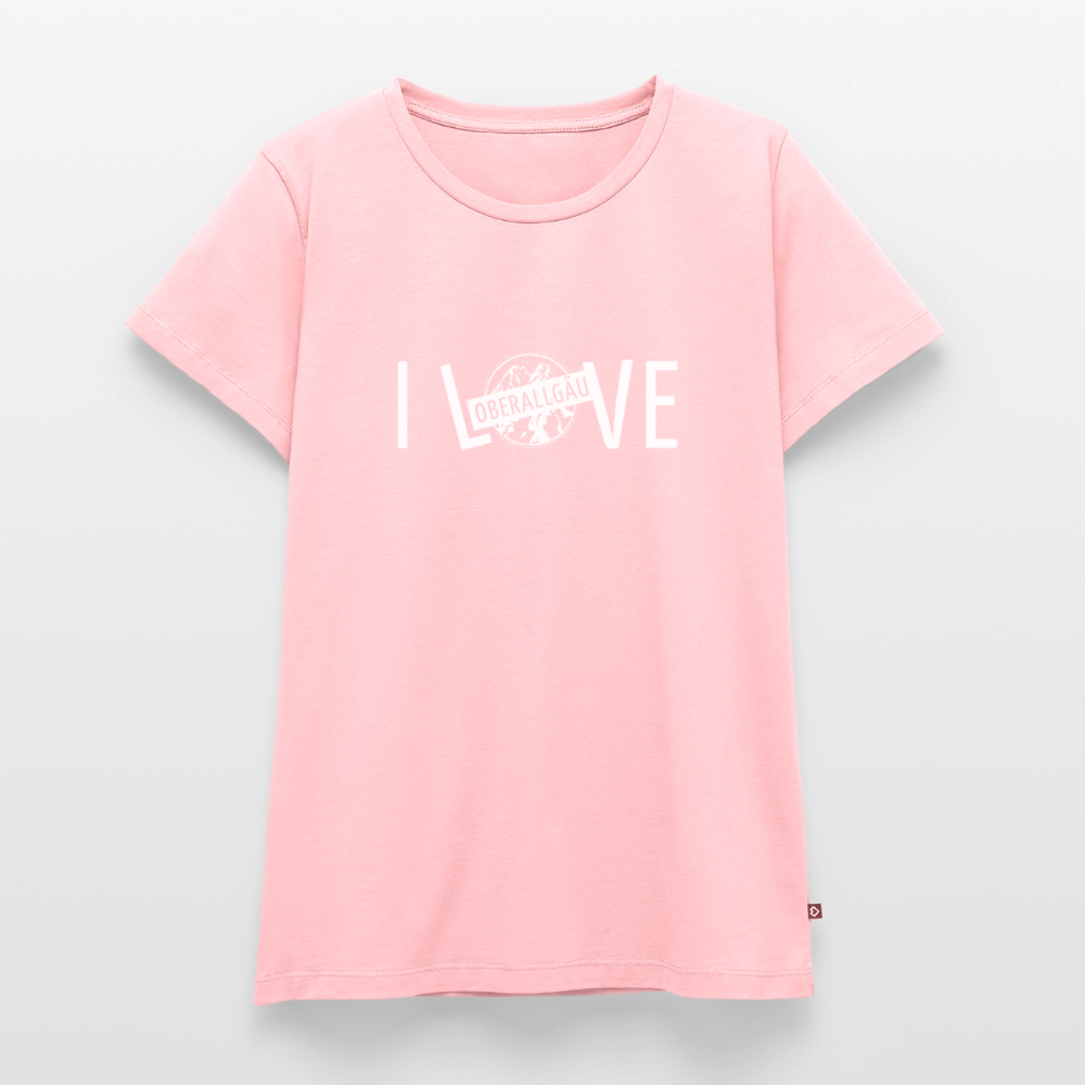 Frauen Premium T-Shirt | I LOVE - Rosa