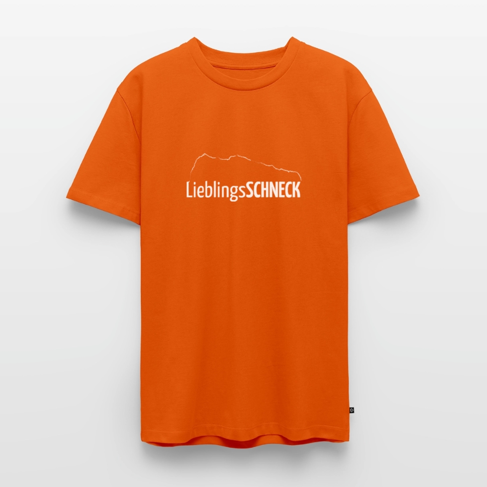 Männer Premium T-Shirt | LieblingsSCHNECK - Orange 