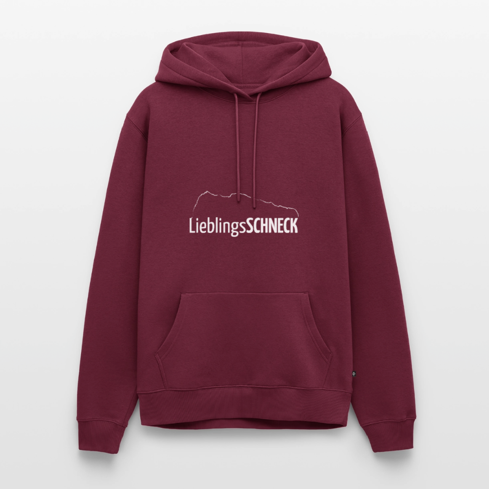 Männer Premium Hoodie | LieblingsSCHNECK - Burgunderrot