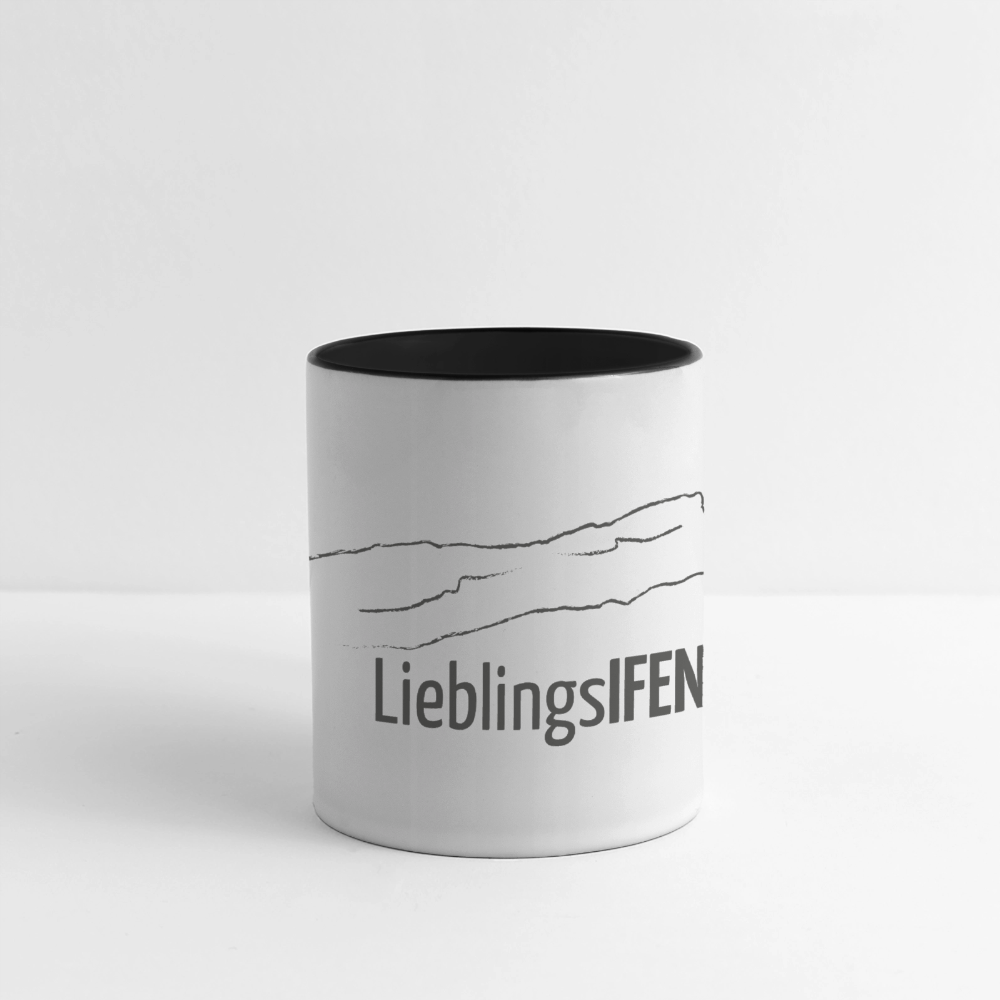 Panoramatasse | LieblingsIFEN - Weiß/Schwarz