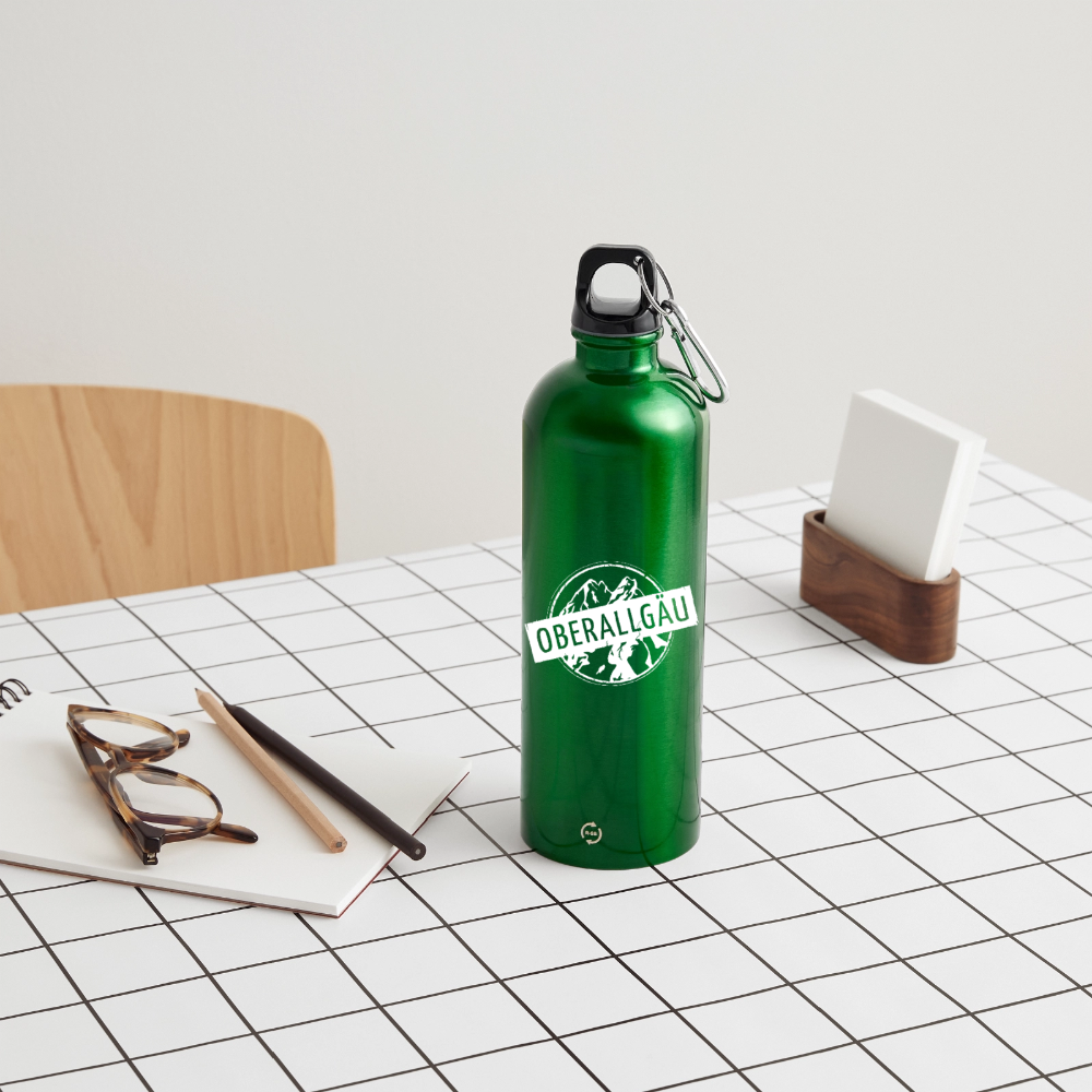 Trinkflasche mit Karabiner 750 ml | OBERALLGÄU - Kelly Green