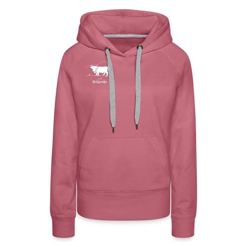 Frauen Premium Hoodie | Untere Ochsenalpe - Malve