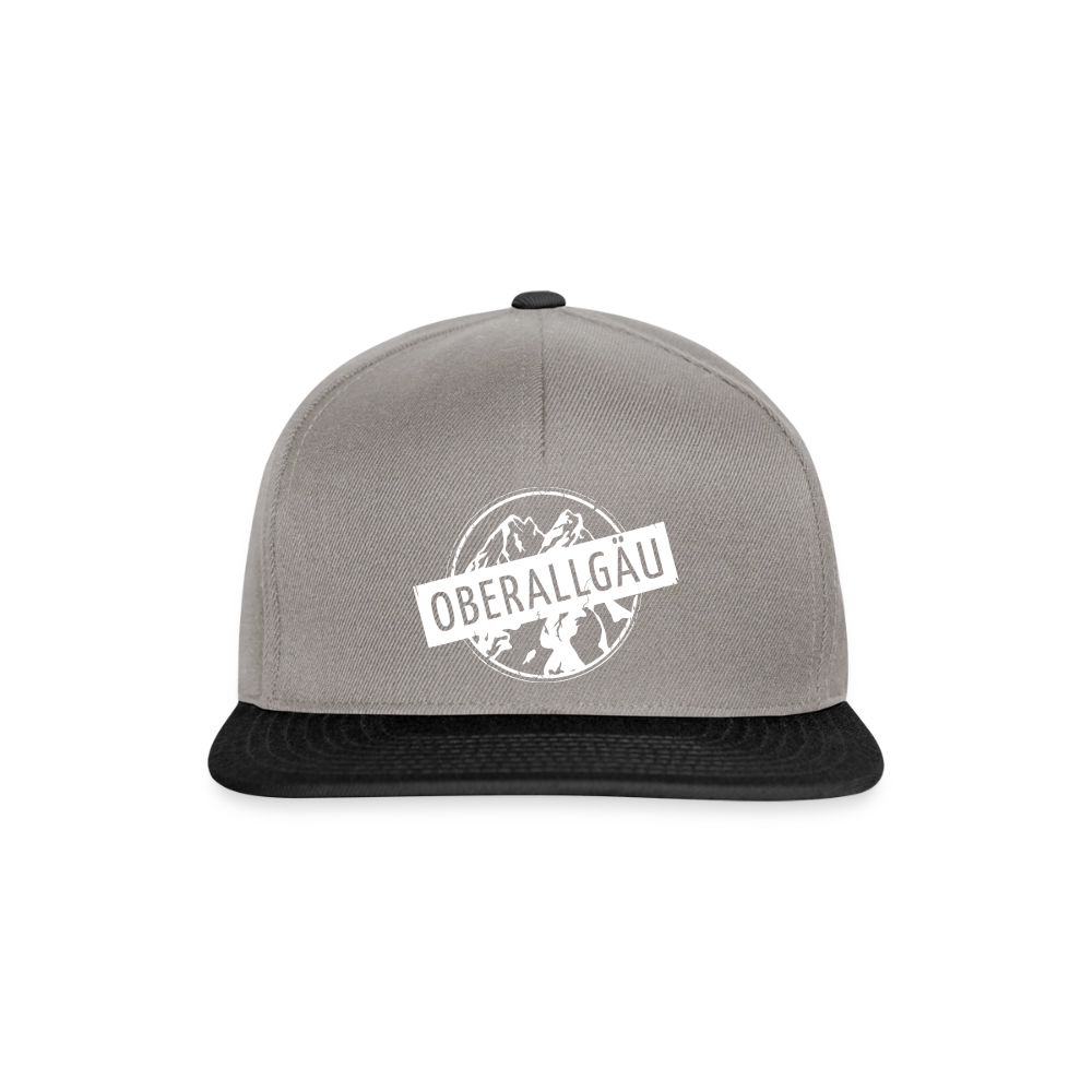 Snapback Cap | OBERALLGÄU - Graphit/Schwarz