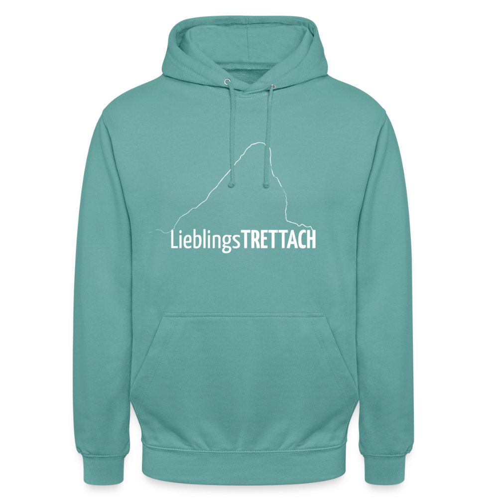 Unisex Hoodie | LieblingsTRETTACH - Pastelltürkis
