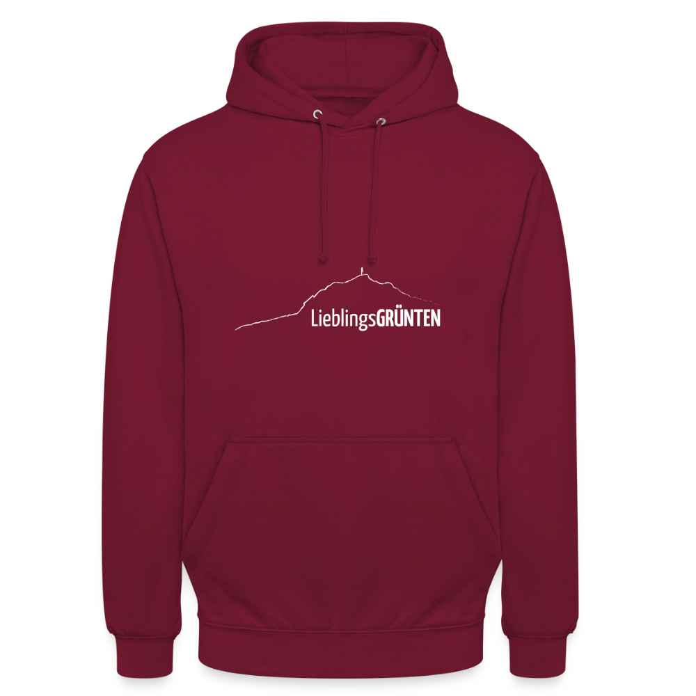 Unisex Hoodie | LieblingsGRÜNTEN - Bordeaux