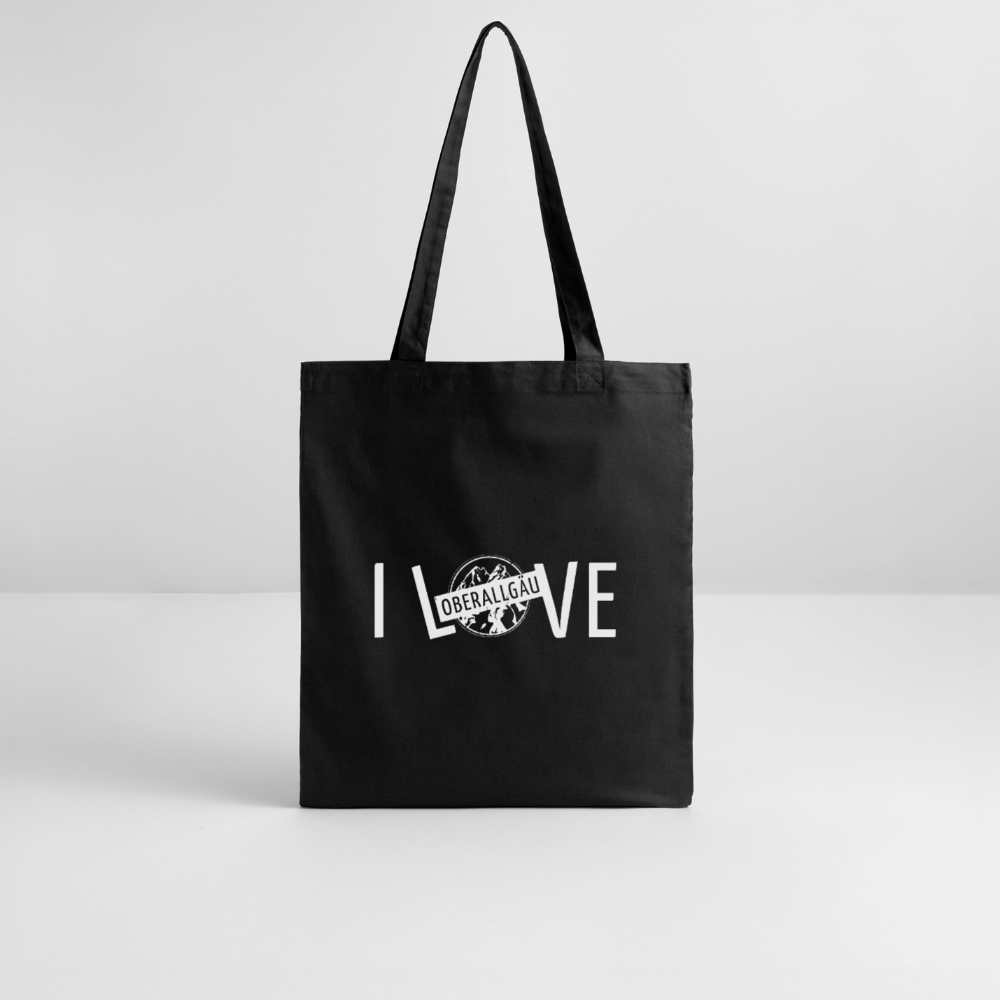 Stanley/Stella Bio-Stoffbeutel | I LOVE - Schwarz