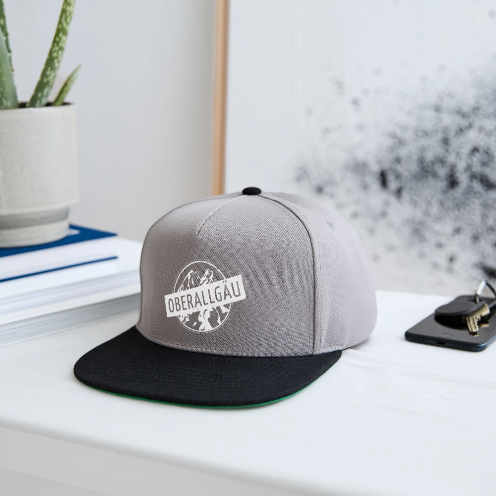 Snapback Cap | OBERALLGÄU - Graphit/Schwarz