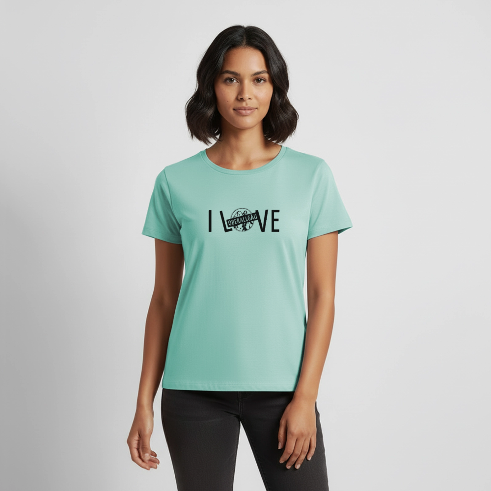Frauen Premium T-Shirt | I LOVE - Mint 