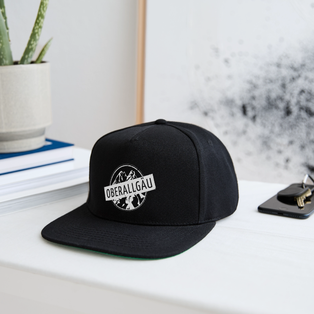 Snapback Cap | OBERALLGÄU - Schwarz/Schwarz