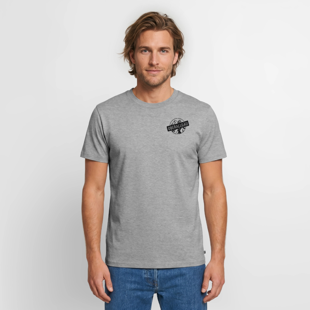 Männer Premium T-Shirt | OBERALLGÄU - Grau meliert