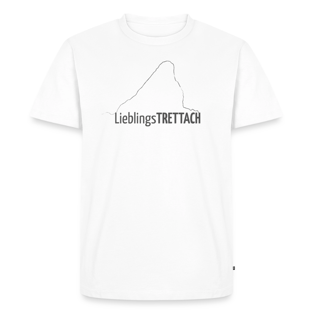 Männer Premium T-Shirt | LieblingsTRETTACH - Weiß