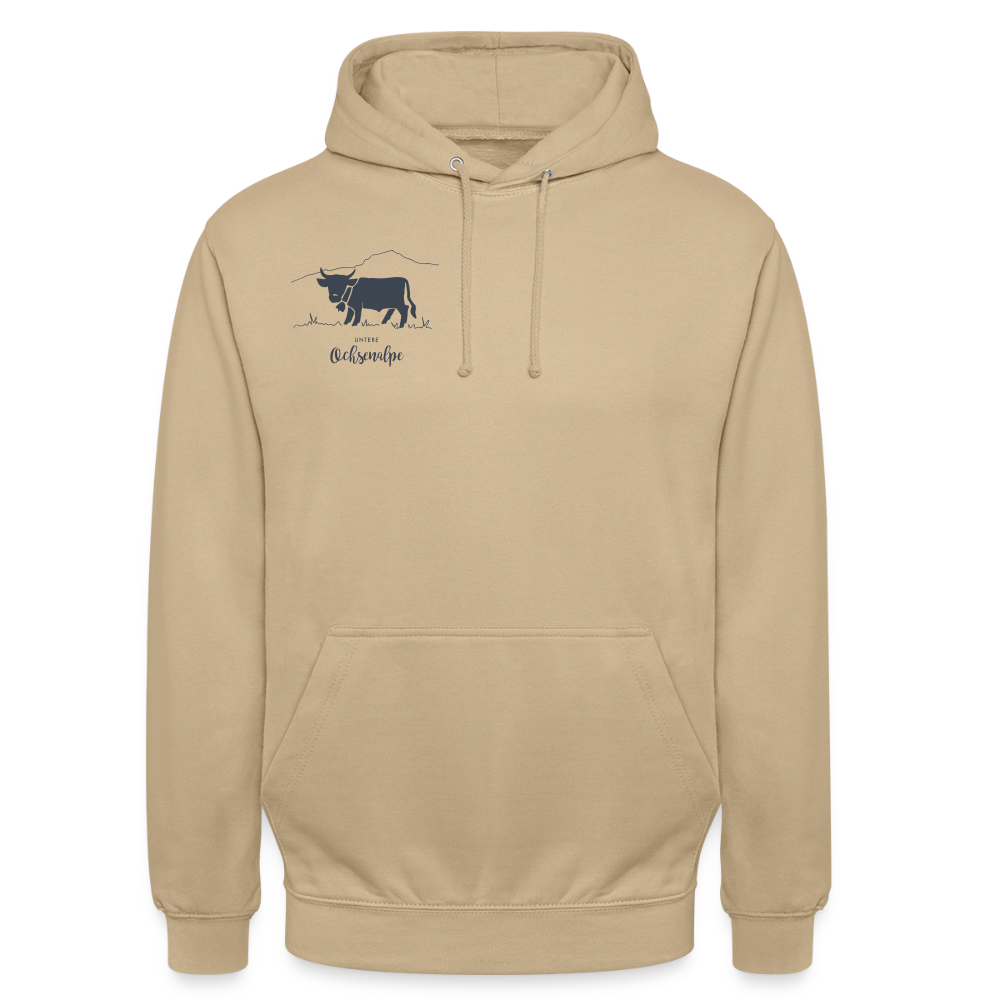 Unisex Hoodie | Untere Ochsenalpe - Beige